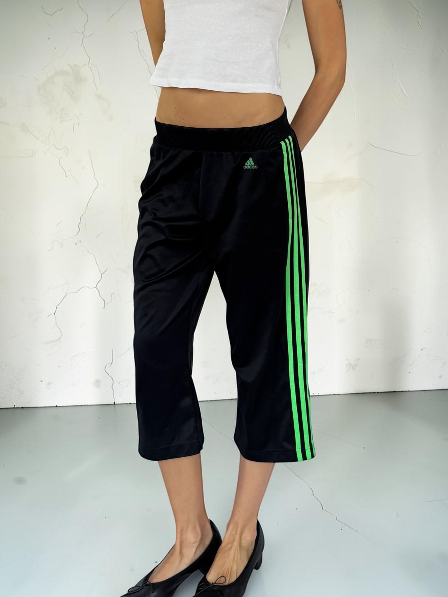 Adidas Black & Neon Green Bermuda