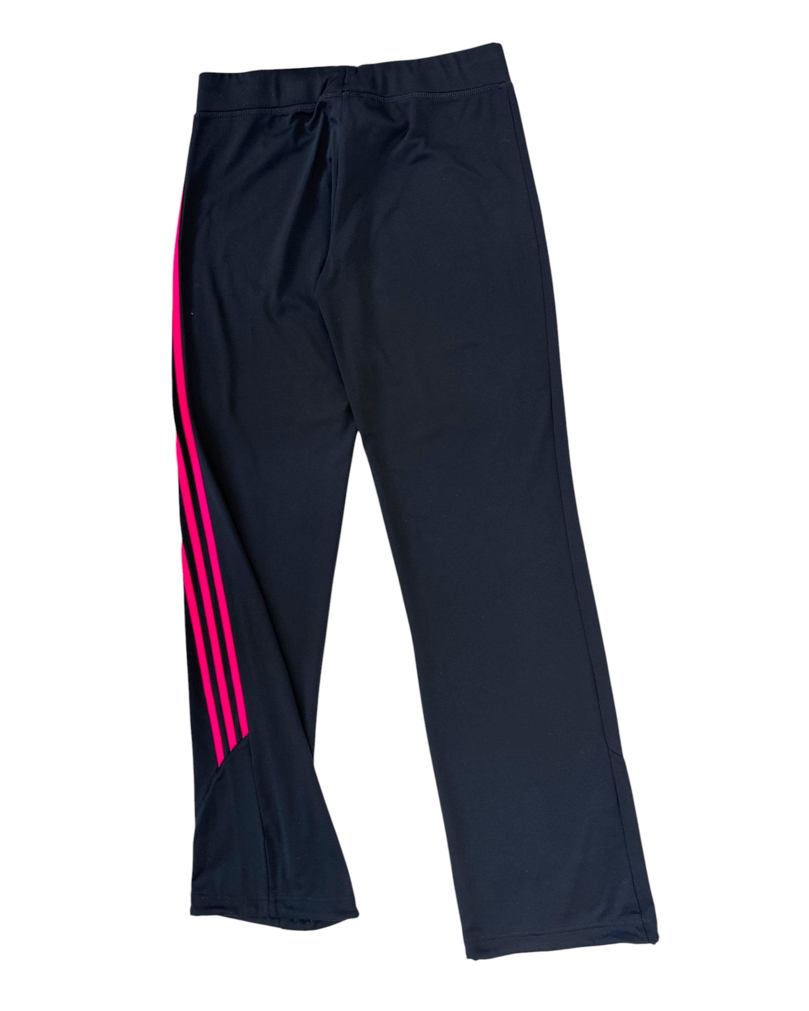 adidasneonpinkonesidestripeleggingflatback