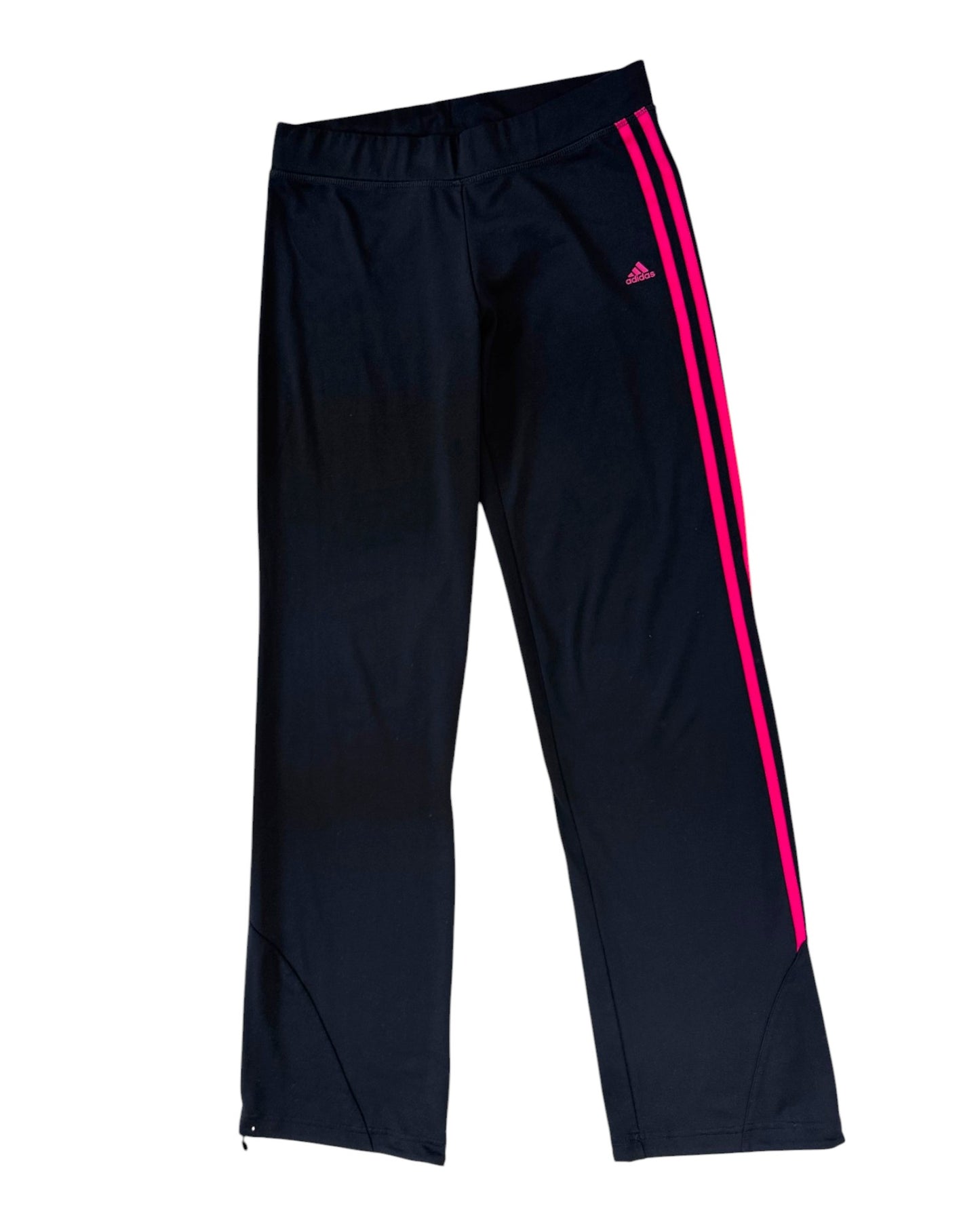 adidasneonpinkonesidestripeleggingflatfront