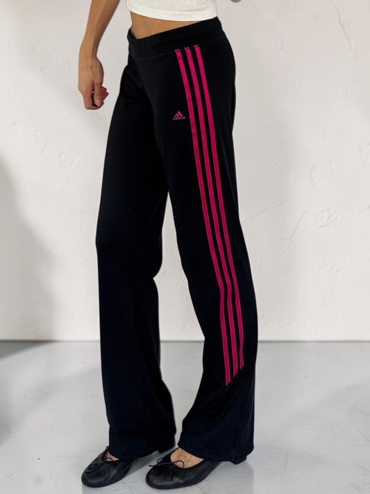 adidasneonpinkonesidestripeleggingsside