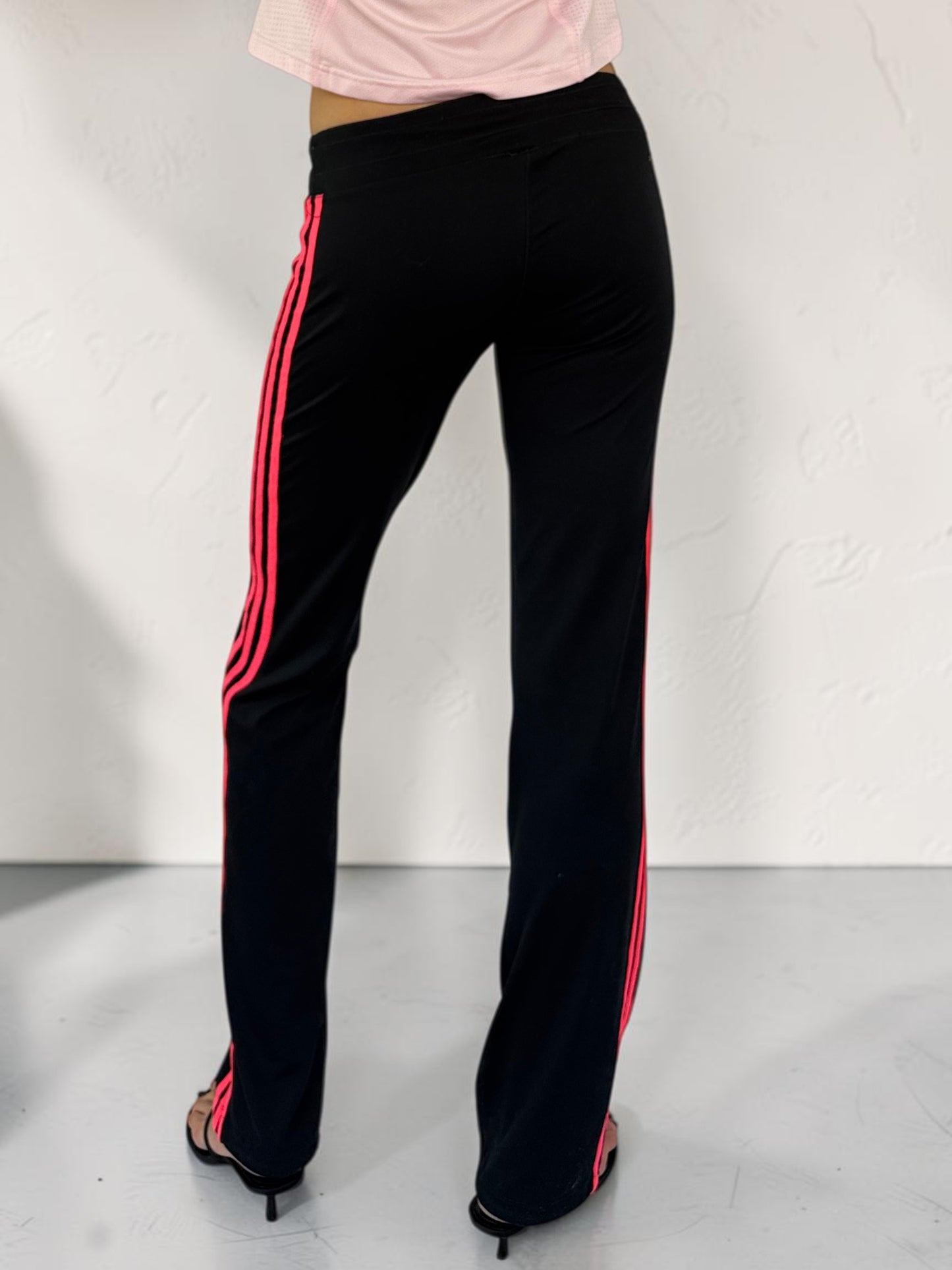 Adidas Coral Stripe Flared Leggings