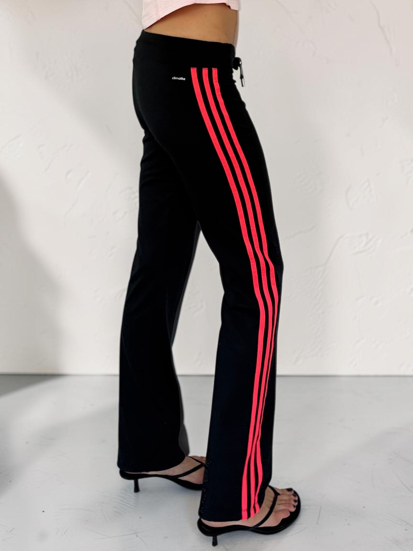 Adidas Coral Stripe Flared Leggings
