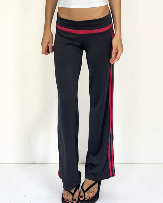 Adidas Leggings With Pink Stripes