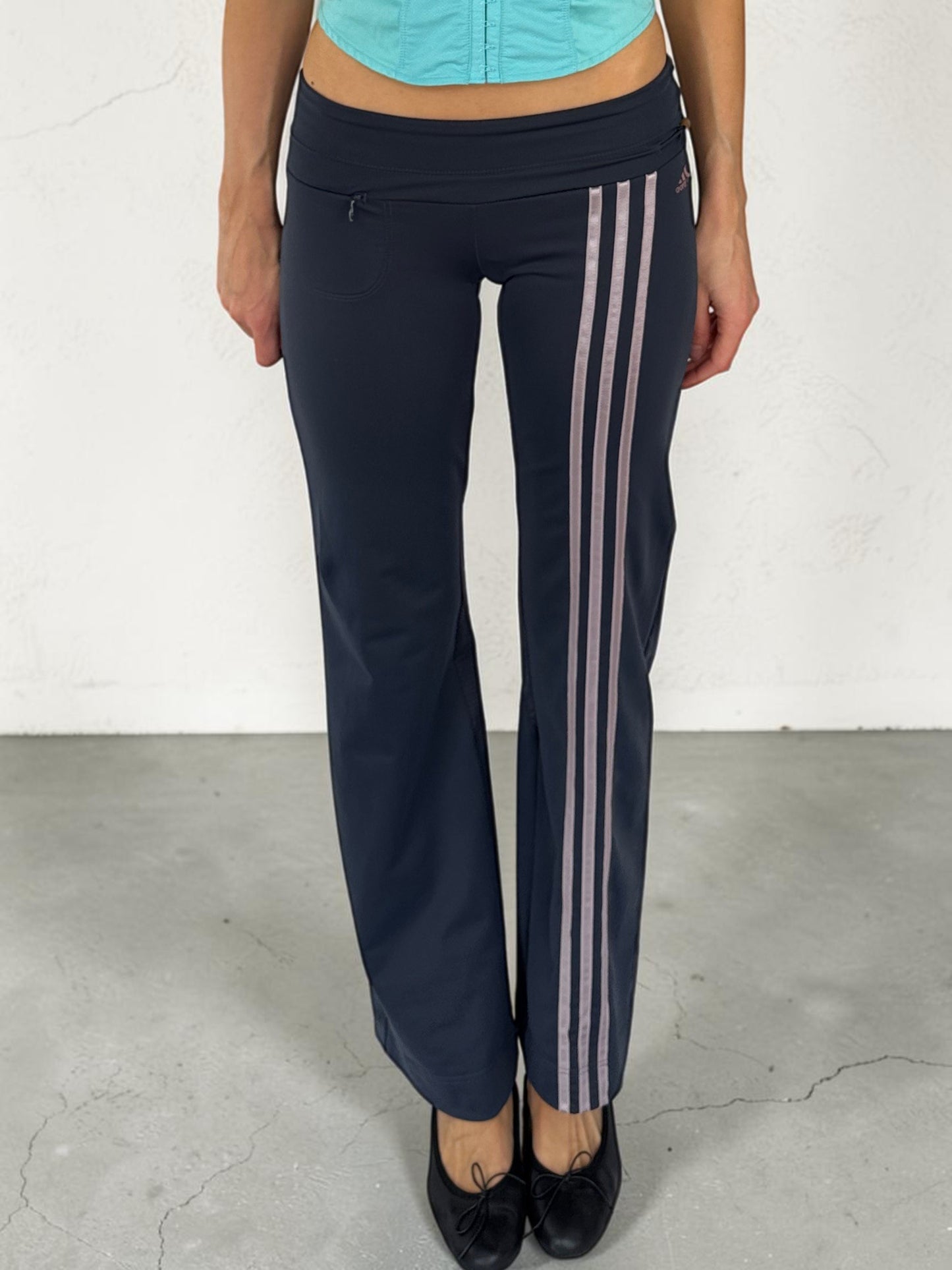 Adidas Front Stripes Drawstring Toggle Detail