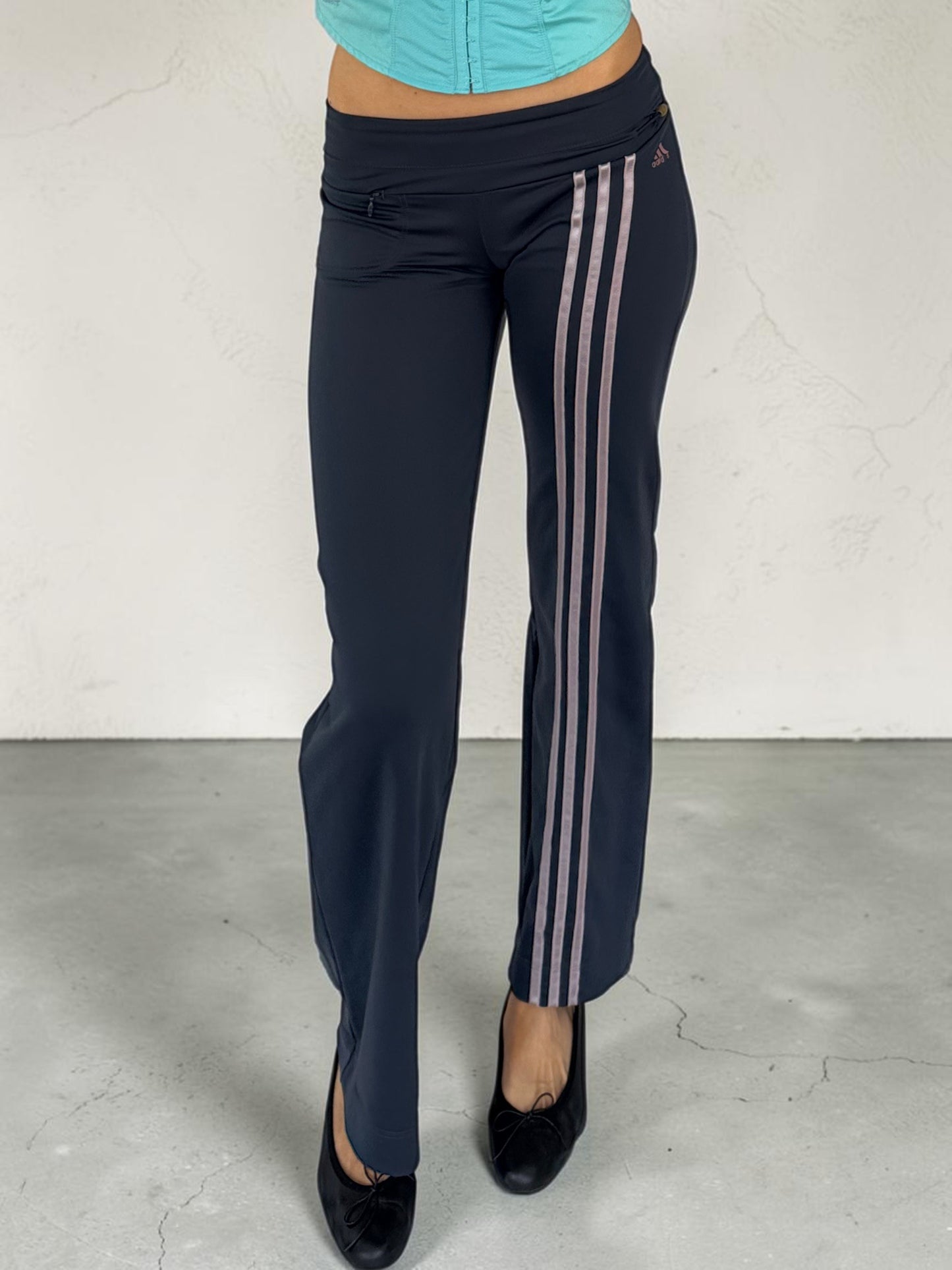 Adidas Front Stripes Drawstring Toggle Detail