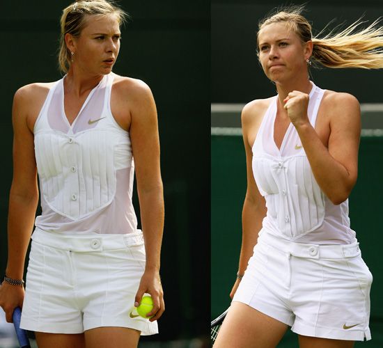 Nike Maria Sharapova Tuxedo Top