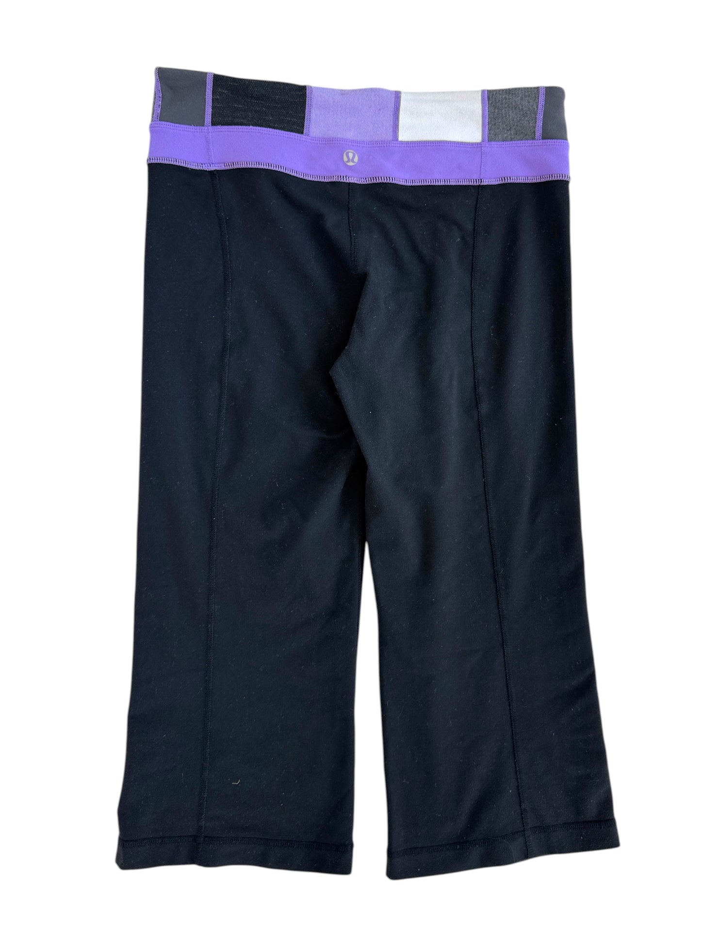Lululemon Lilac Waistband Reversible Capri