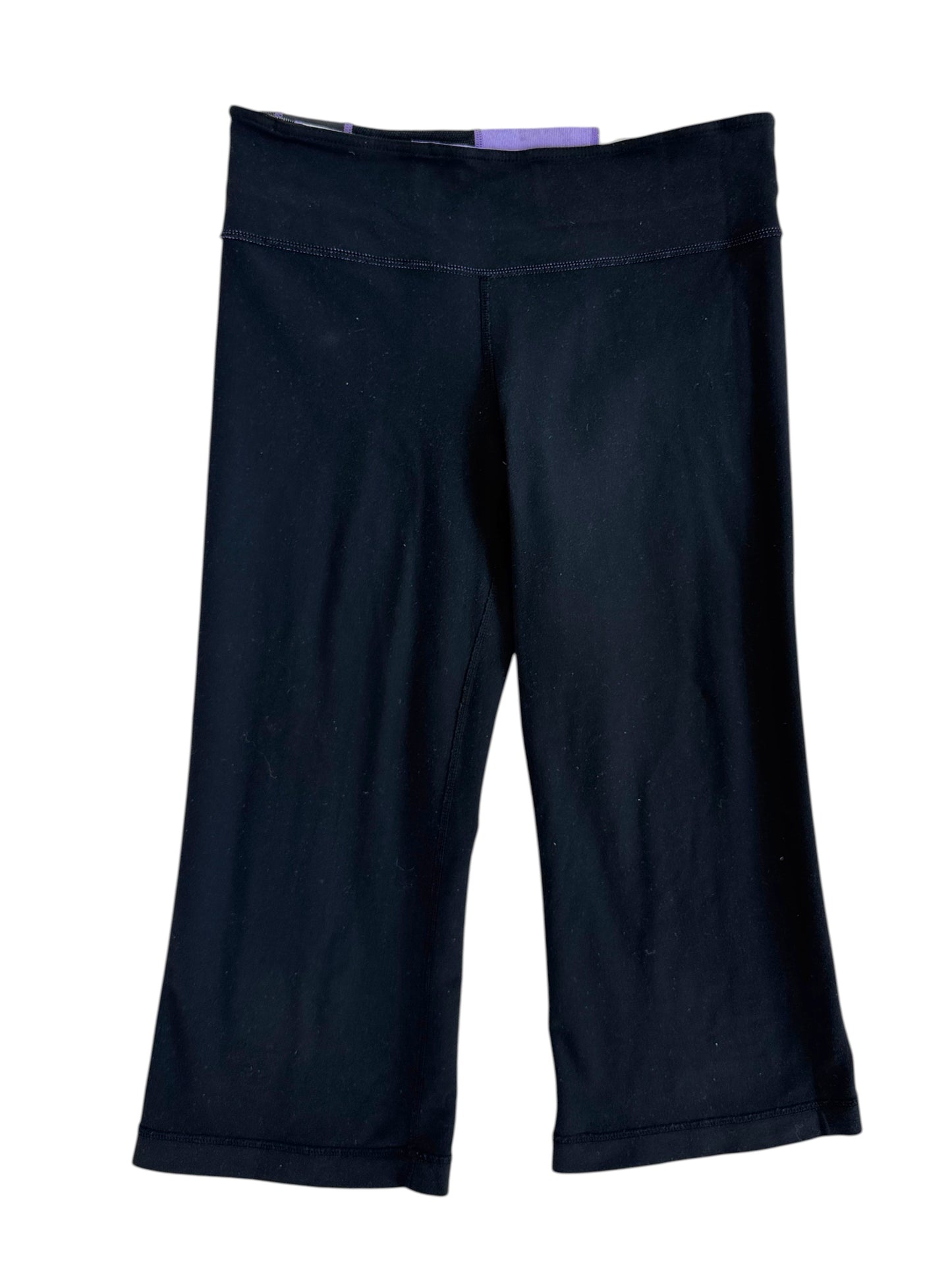 Lululemon Lilac Waistband Reversible Capri