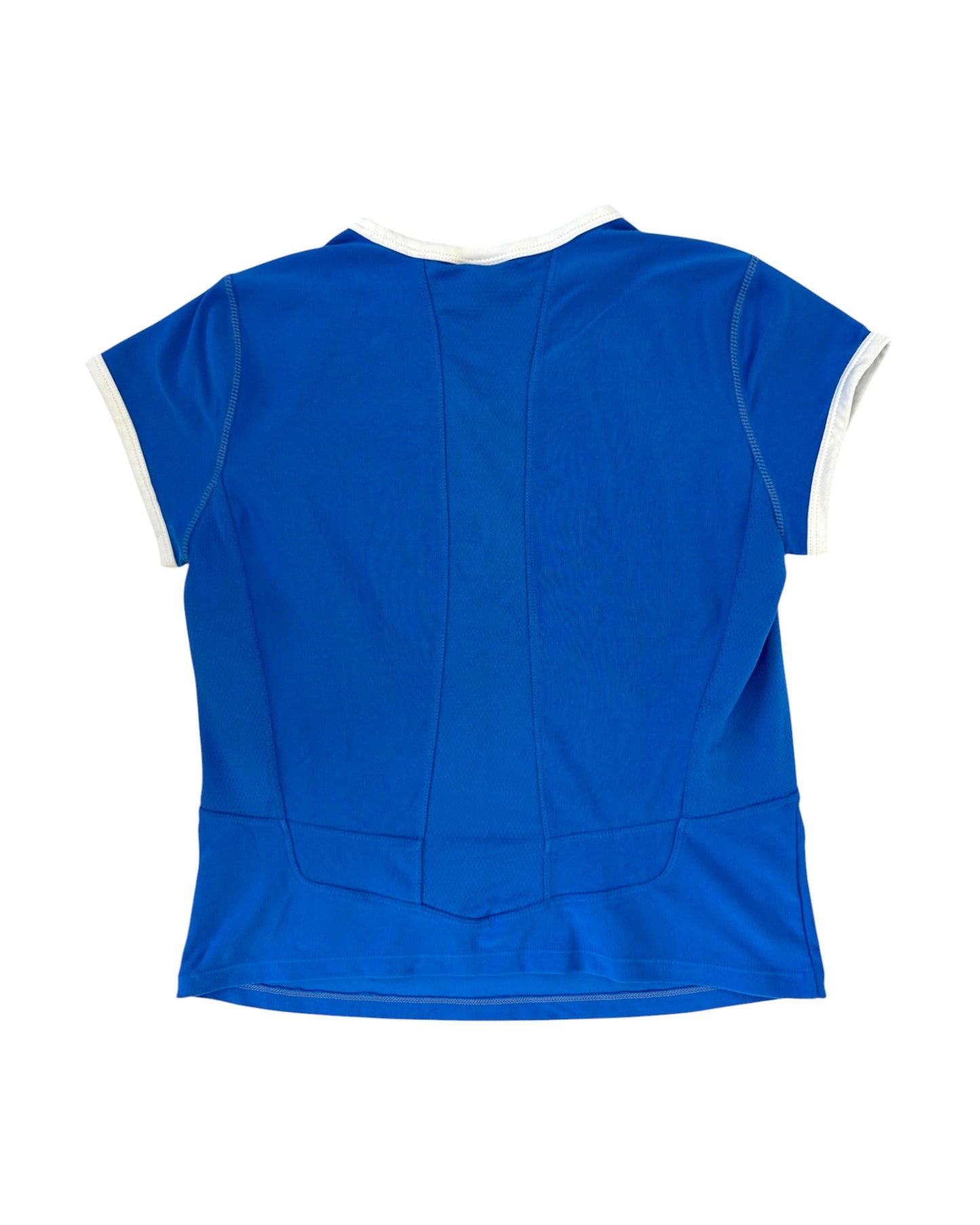 nike blue tshirt flat back