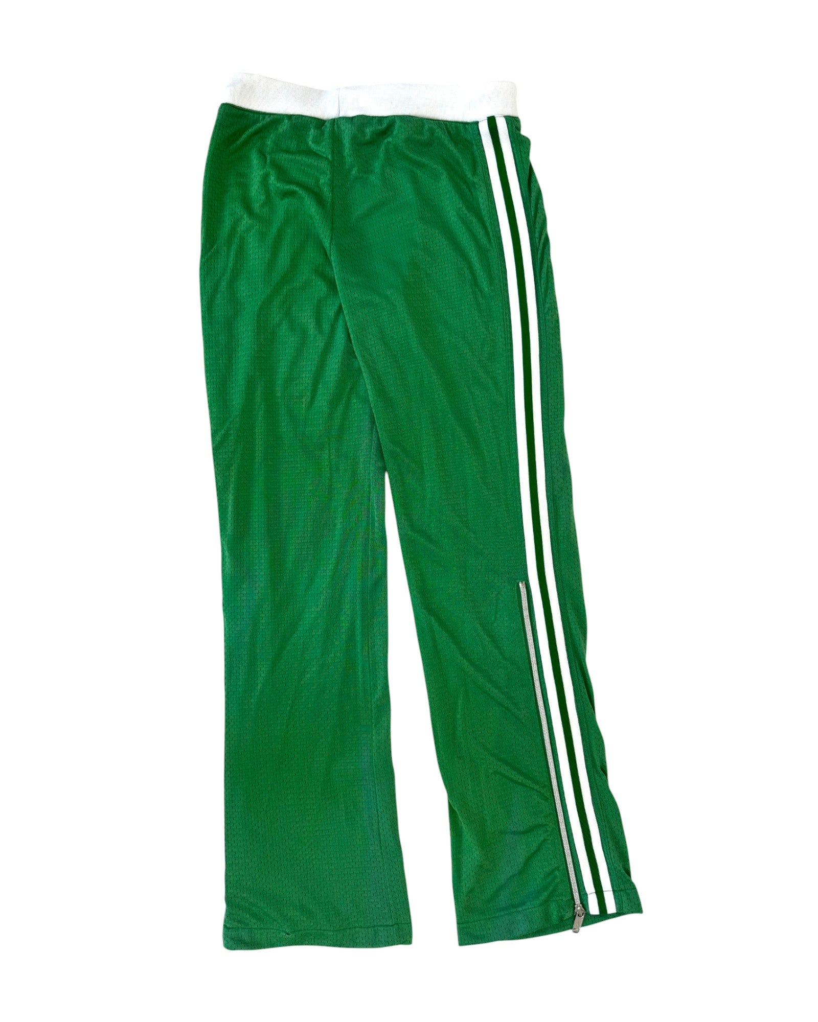 nike green pants flat back