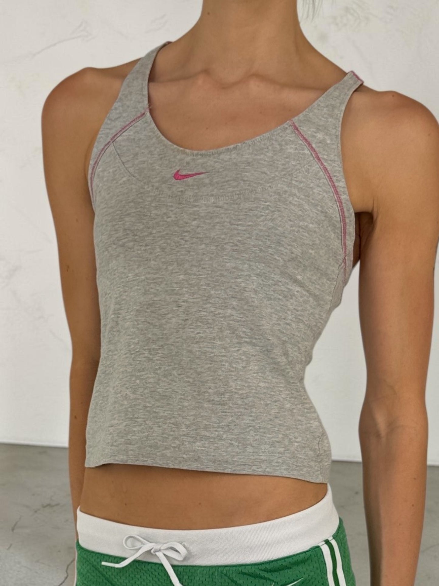 Nike Grey & Pink Top