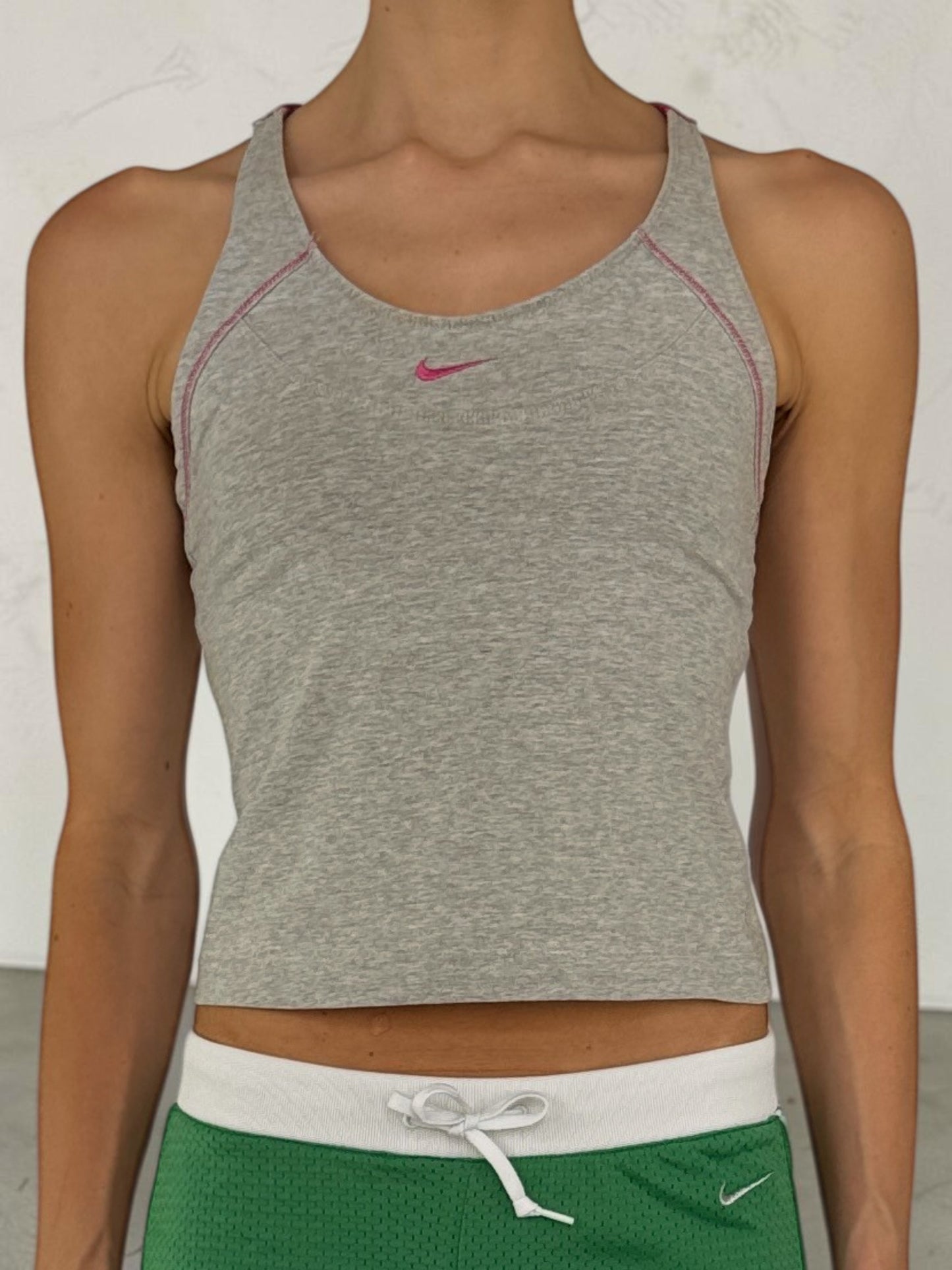 Nike Grey & Pink Top