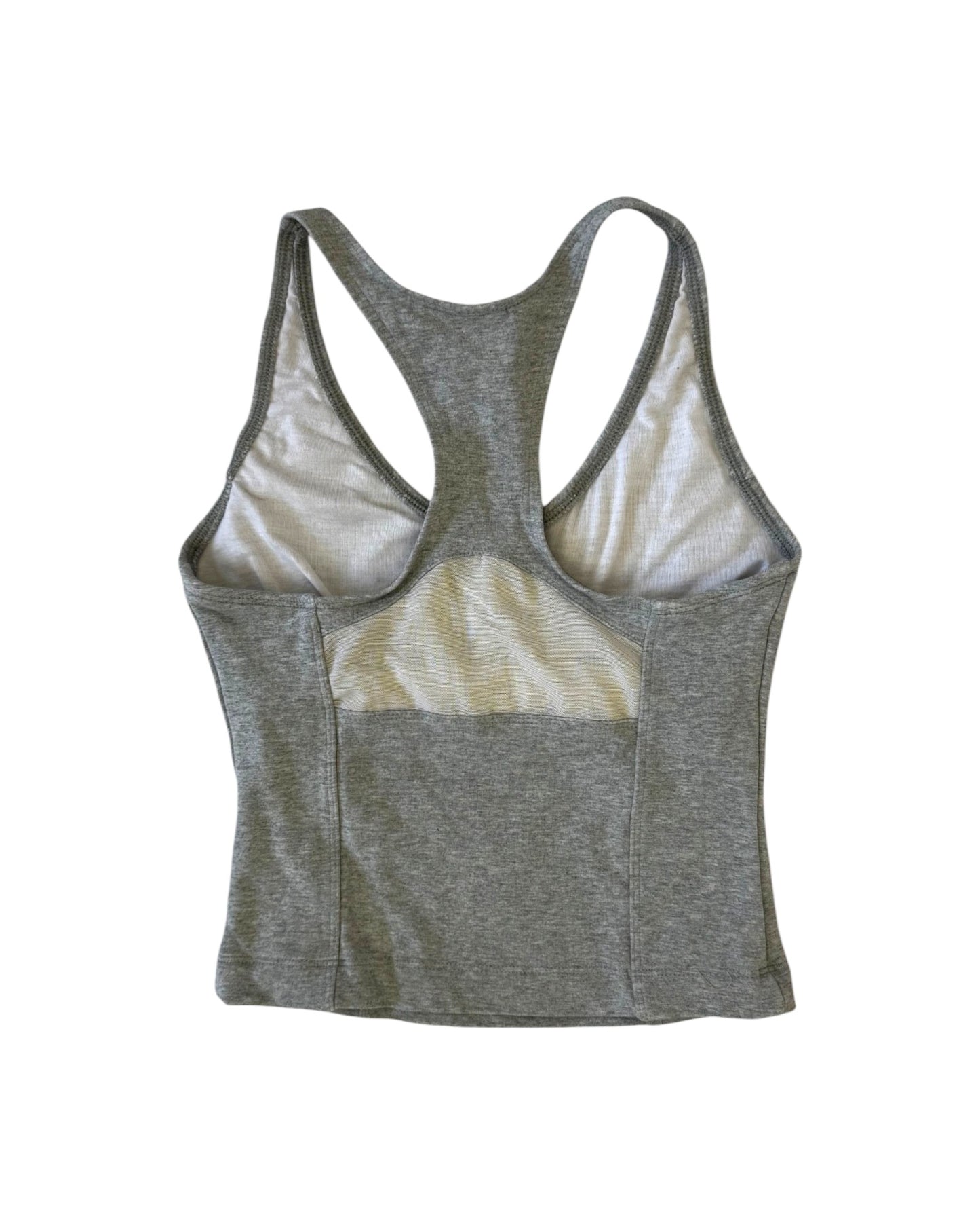 nike light grey top flat back