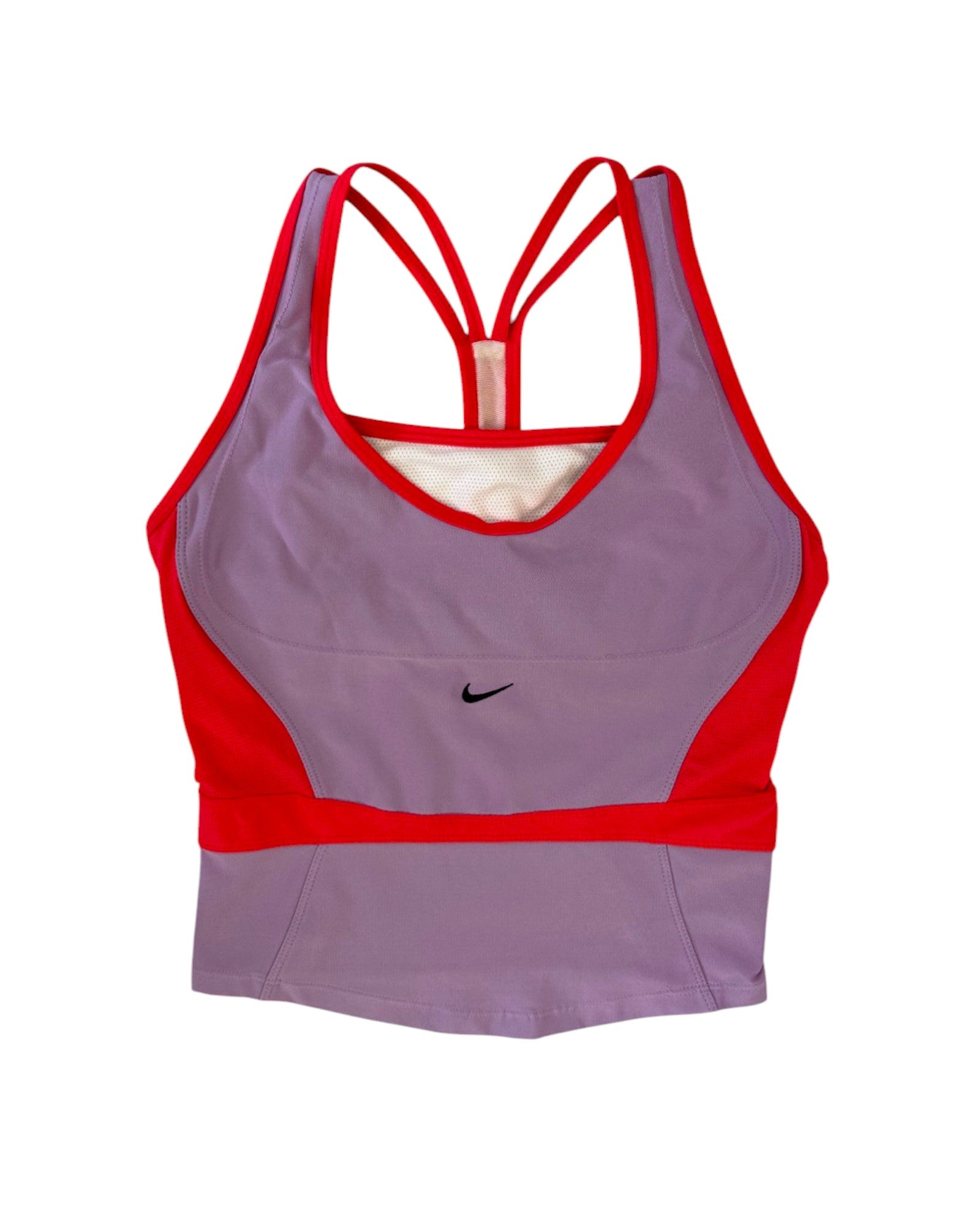 nike lilac pink top flat front