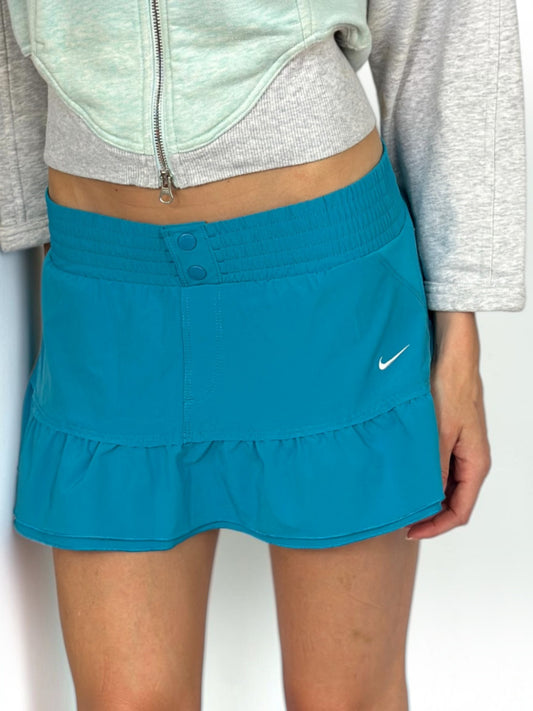 Nike Turquoise Ruffle Skort