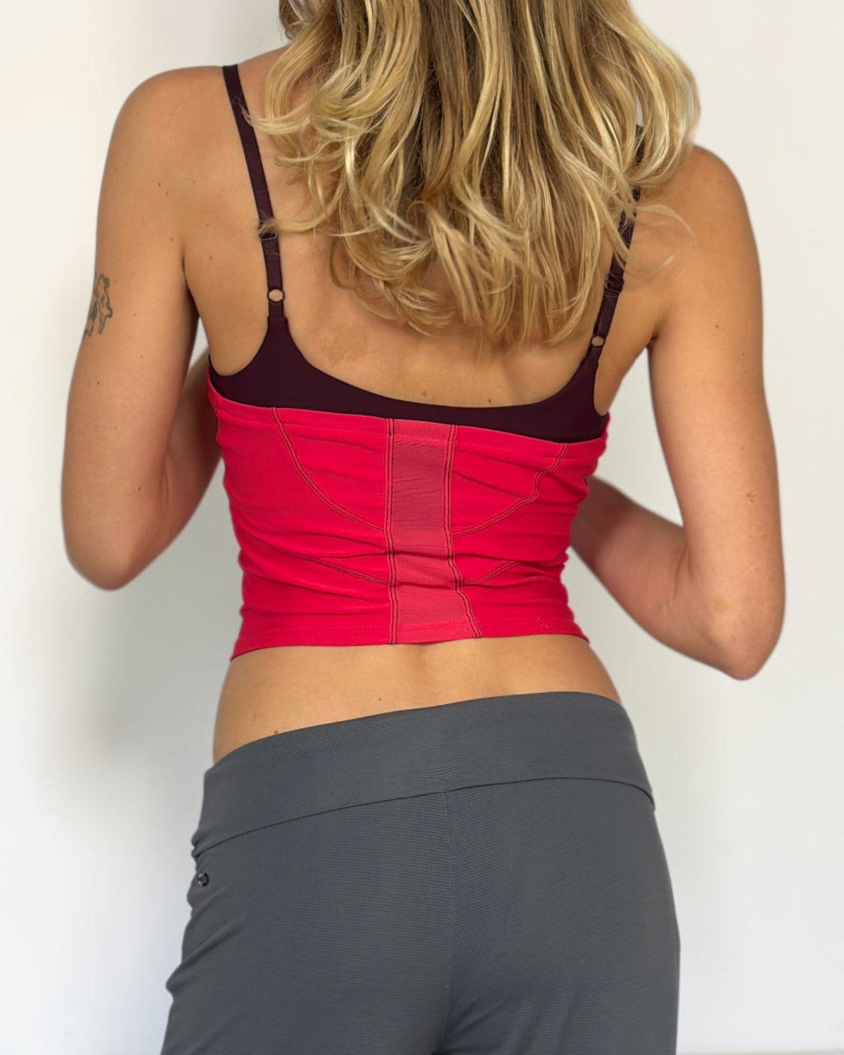 Nike Pink & Bordeaux Top