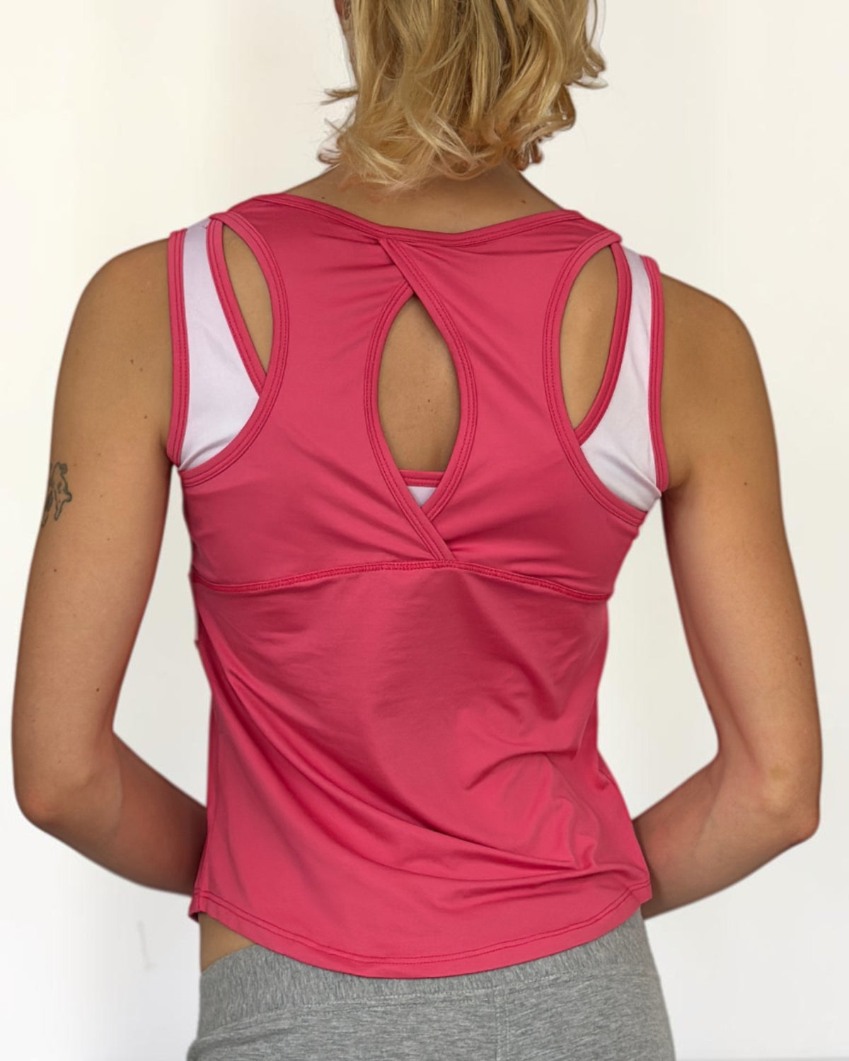 Pink Double Layer Nike Top
