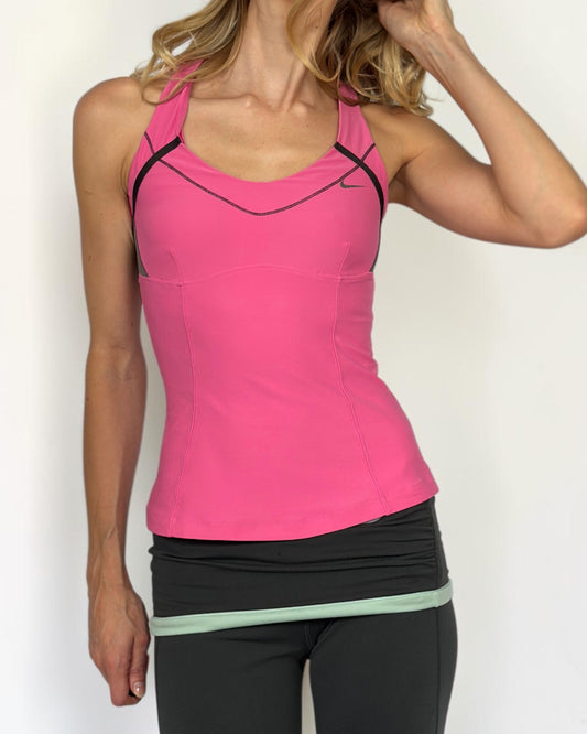 Nike Pink & Grey Top