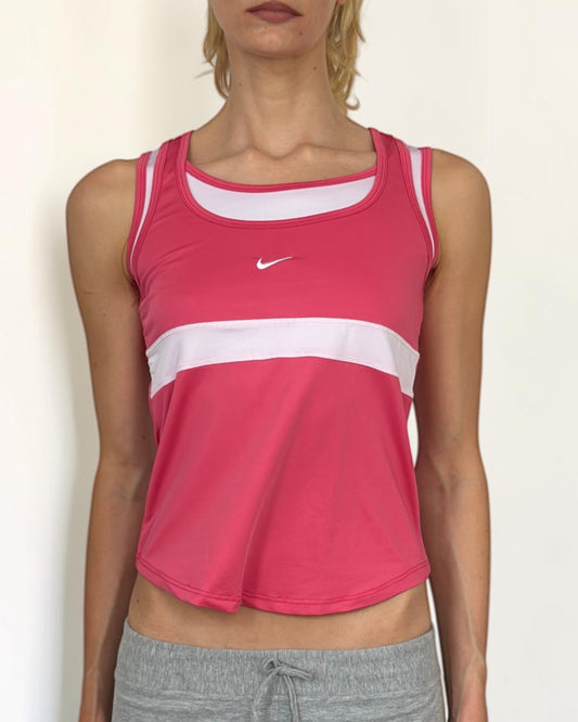Pink Double Layer Nike Top