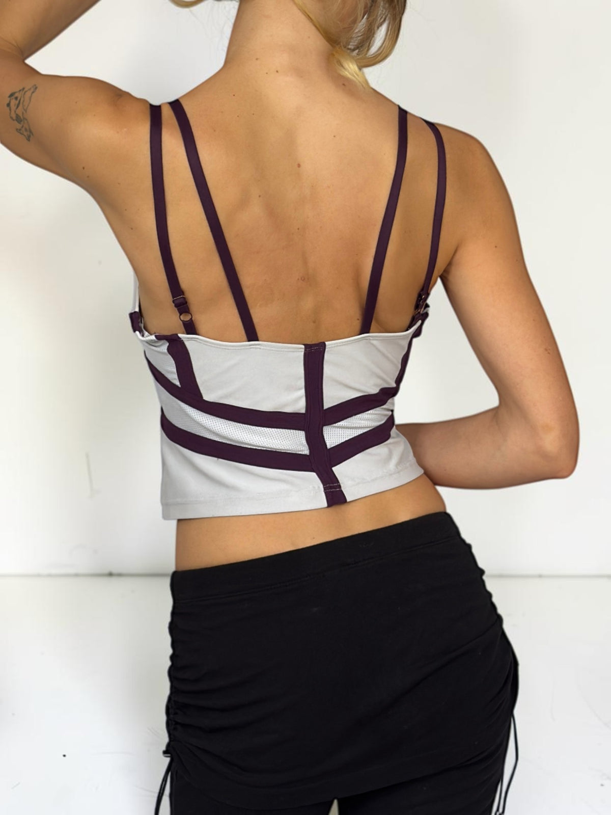 Nike Corset Style Blue & Purple Top