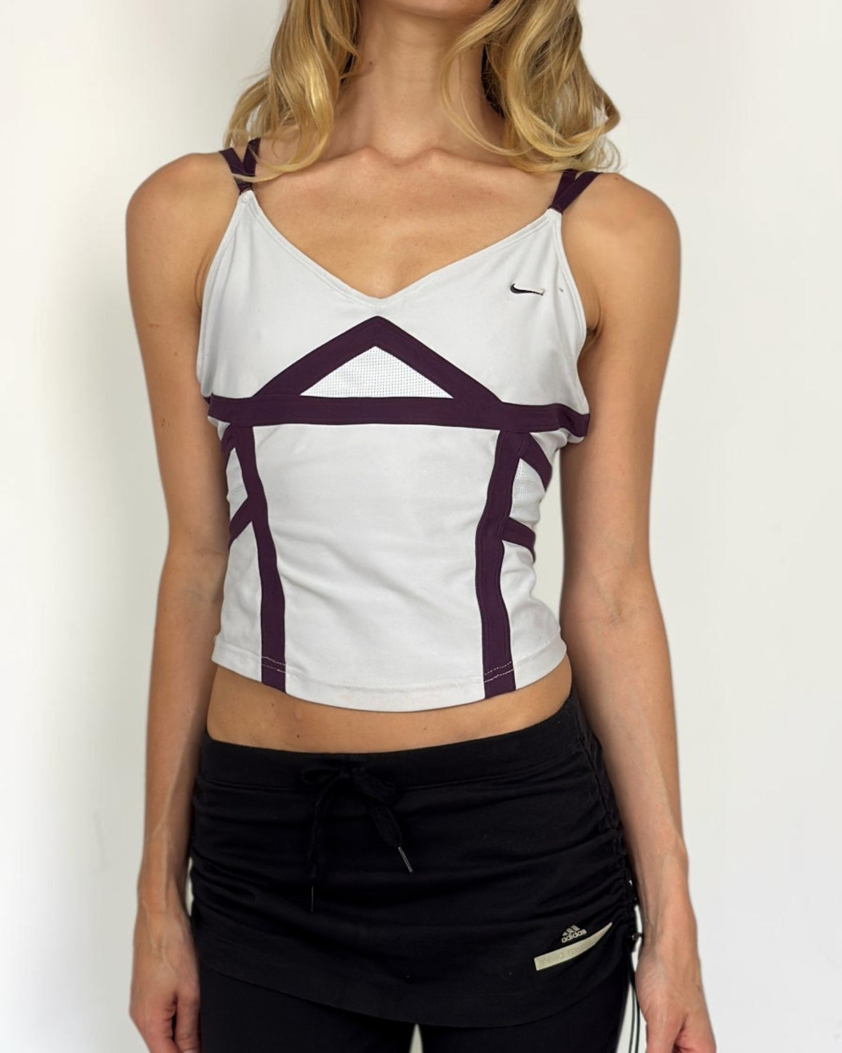 Nike Corset Style Blue & Purple Top