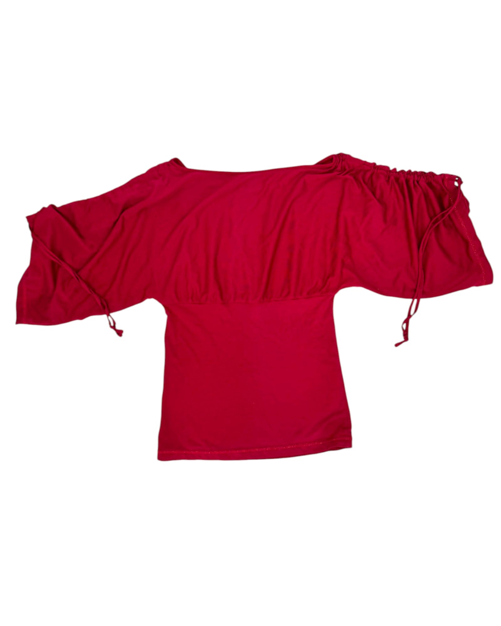 nikeraspberryscrunchsleevetopflatback